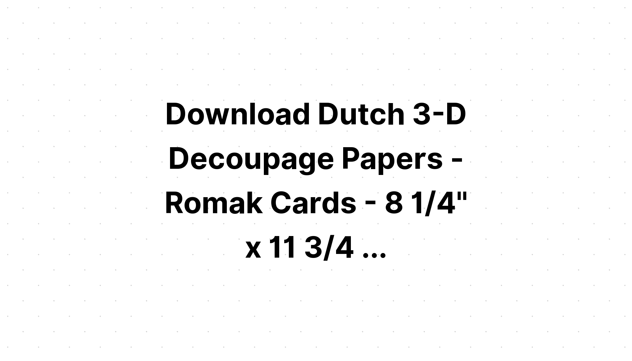 Download Tulips & Daffodil Decoupage Cut File SVG File